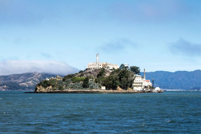 Alcatraz Island, where Al Capone was imprisoned.