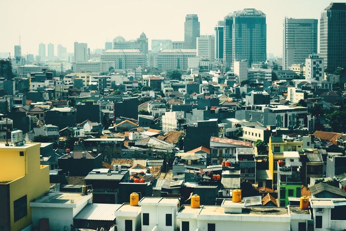 Densely populated Jakarta
