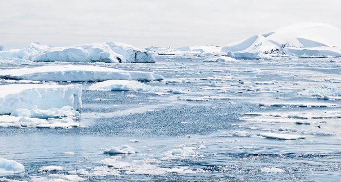 The Antarctic environment which Shackleton and crew survived